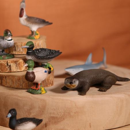Figurines Loutres de Mer - Maia and Borges : Les Mammifères Marins Joueurs | LesMinis.fr