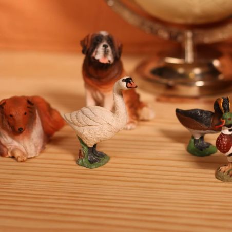 Figurine Cygne Tuberculé - Maia and Borges : L'Élégance des Oiseaux Aquatiques | LesMinis.fr