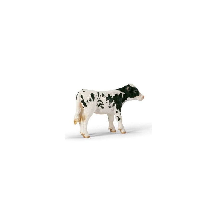 Figurine Veau Holstein - Schleich : Le Jeune Bovidé Adorable | LesMinis.fr