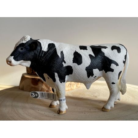 Figurine Taureau Holstein - Schleich (Collector) : Le Roi de la Ferme | LesMinis.fr