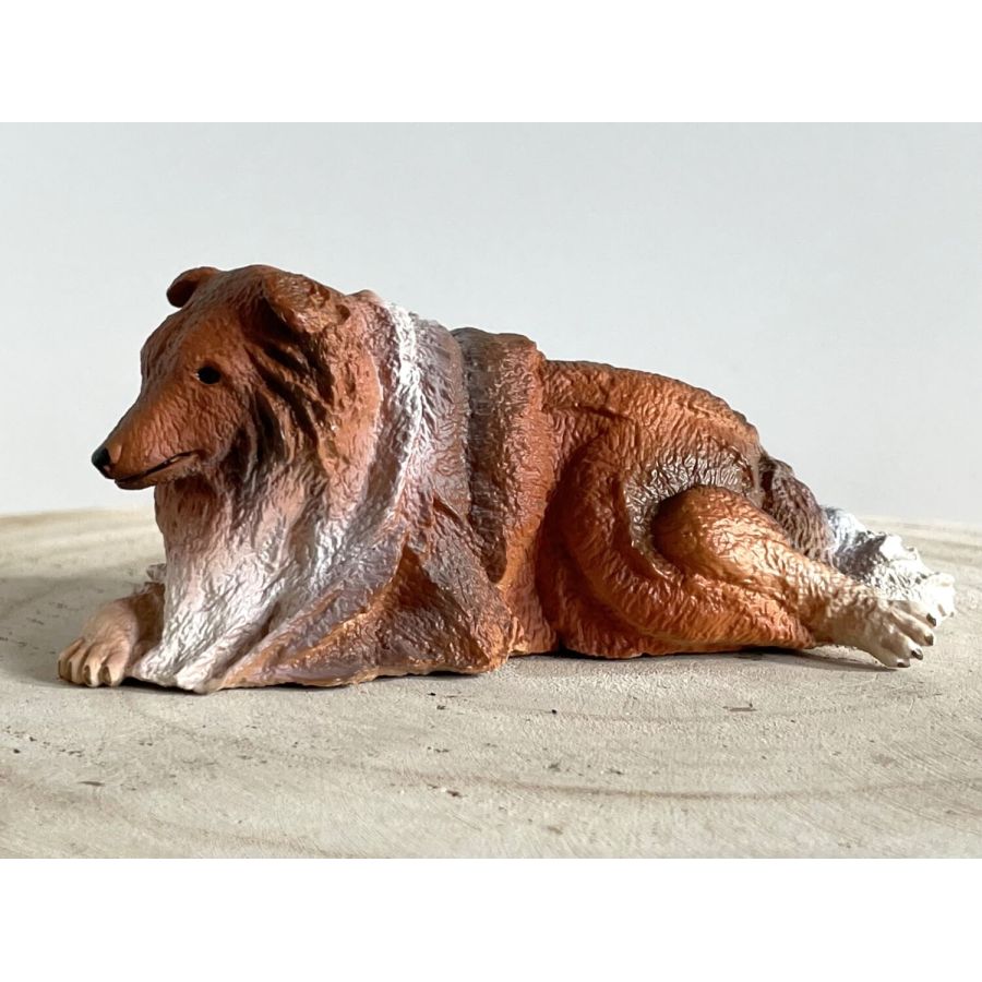 Figurine Chien Colley - Maia and Borges : Le Compagnon Fidèle et Élégant | LesMinis.fr