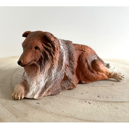 Figurine Chien Colley - Maia and Borges : Le Compagnon Fidèle et Élégant | LesMinis.fr