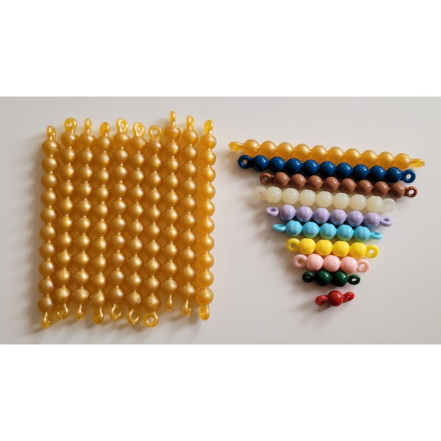 Perles pour Table de Seguin n°1 | Matériel Mathématiques Montessori