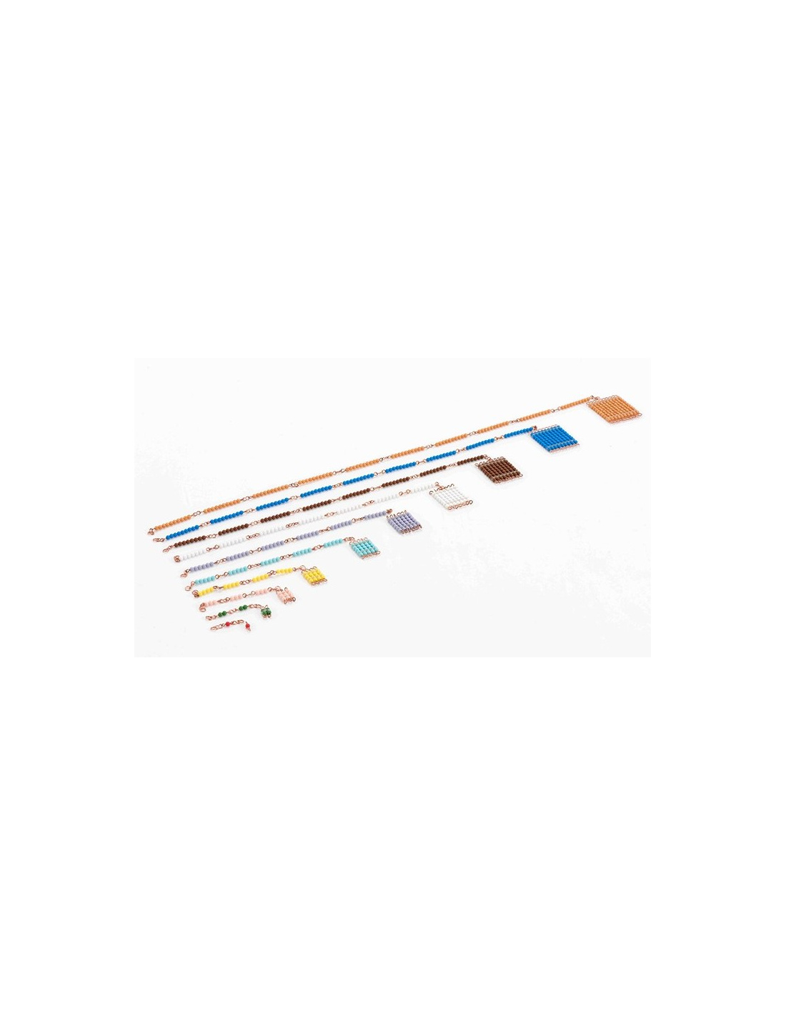 PERLES MATHÉMATIQUES MONTESSORI Matériaux Jouet mathématique pour enfants de EUR 17,41 - FR