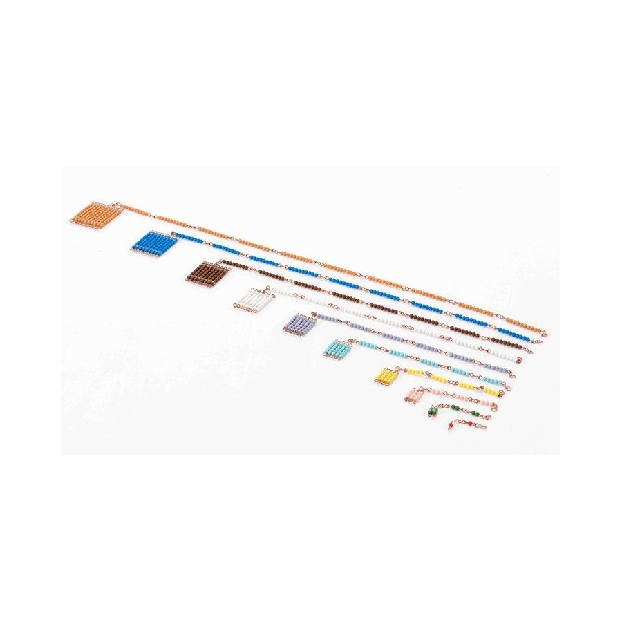  Chaînes de Perles Courtes Connectées