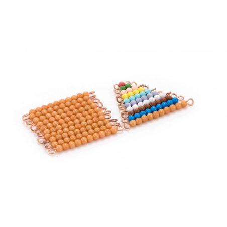 Perles pour 11-20 Individuelles | Matériel Mathématiques Montessori