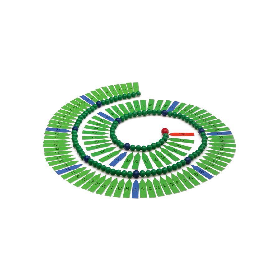 Chaîne de 100 avec Flèches Numériques | Matériel Mathématiques Montessori