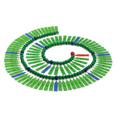 Chaîne de 100 avec Flèches Numériques | Matériel Mathématiques Montessori