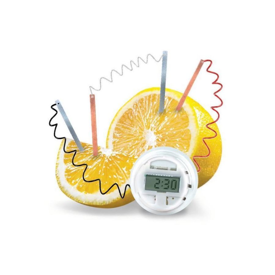 Kit Horloge Citron 4M KidzLabs | Expérience scientifique 5+ ans | LesMinis