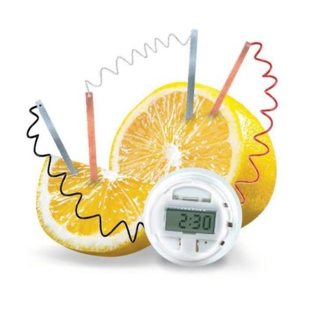Kit Horloge Citron 4M KidzLabs | Expérience scientifique 5+ ans | LesMinis