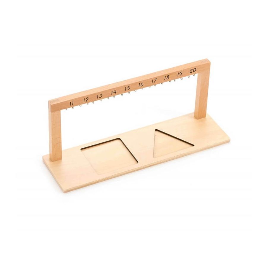 Support Barres de Perles Montessori 11-20 | Maths 4-8 ans