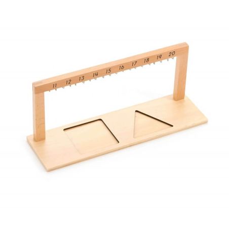 Support Barres de Perles Montessori 11-20 | Maths 4-8 ans