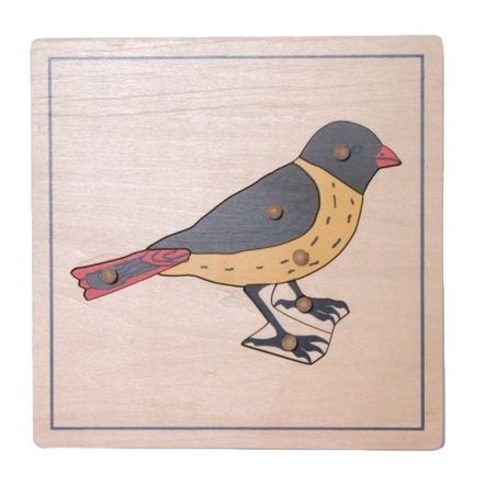 Puzzle Anatomie de l'Oiseau Montessori | Biologie 5-12 ans