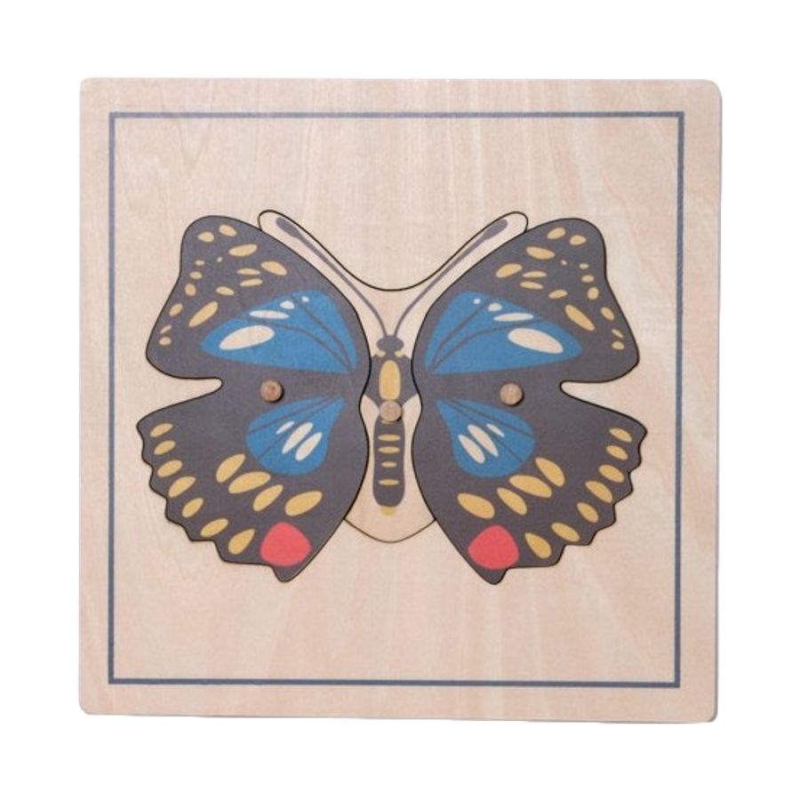 Puzzle Papillon Montessori | Ailes et Corps | 3-6 ans