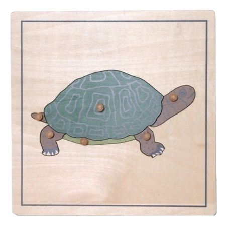 Puzzle Montessori de la Tortue