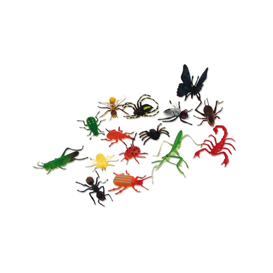 Grand Ensemble d'insectes Colorés en Tube - 18 figurines Réalistes pour Enfants | Apprentissage et Jeu