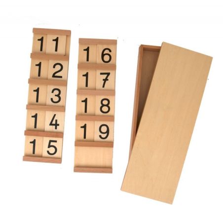 Tables de Seguin Montessori Série 1 | Mathématiques 4-6 ans | 11-19