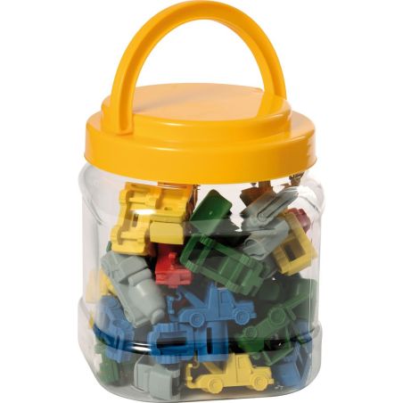 Compteurs Véhicules de Chantier | 40 pièces | Apprentissage ludique 3+ ans | LesMinis