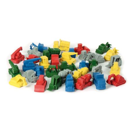 Compteurs Véhicules de Chantier | 40 pièces | Apprentissage ludique 3+ ans | LesMinis