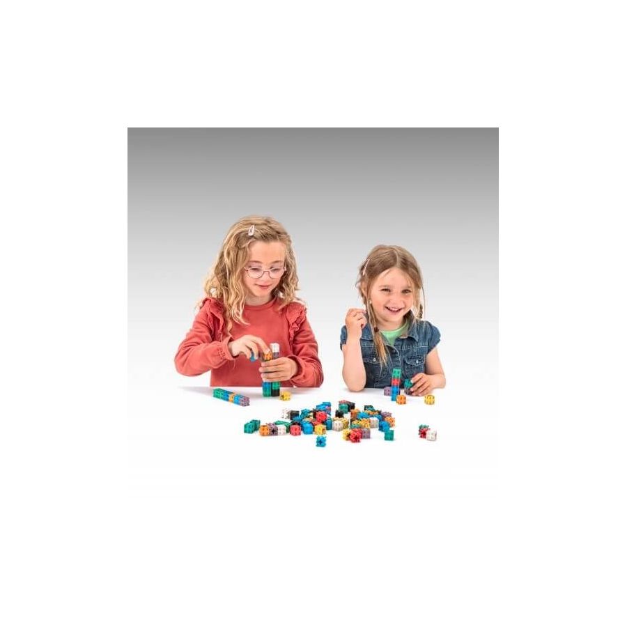 Cubes Emboîtables - Lot de 100 pièces - Apprentissage Mathématique Ludique