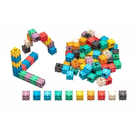 Cubes Emboîtables - Lot de 100 pièces - Apprentissage Mathématique Ludique