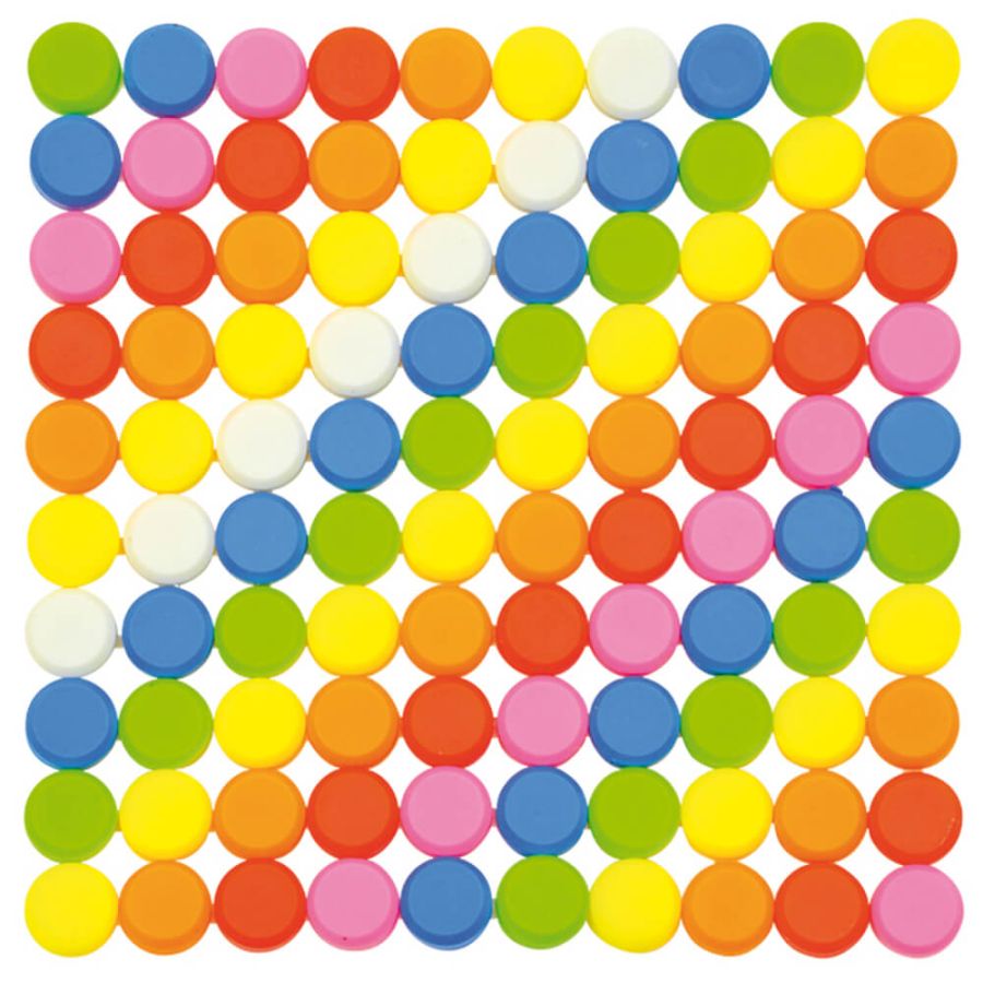 Atelier de Motricité Fine - Lot de Boutons à Cliper pour Enfants