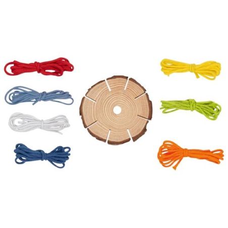 Disque de Tressage en Bois Kumihimo - Kit de Création de Bracelets d'Amitié