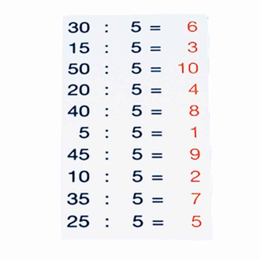 Table de Division Autocorrective – Apprentissage Ludique et Autonome