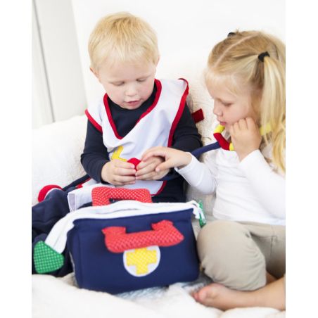 rousse de Docteur en Tissu - Jeu d'Imitation Réaliste pour Enfants | Oskar & Ellen