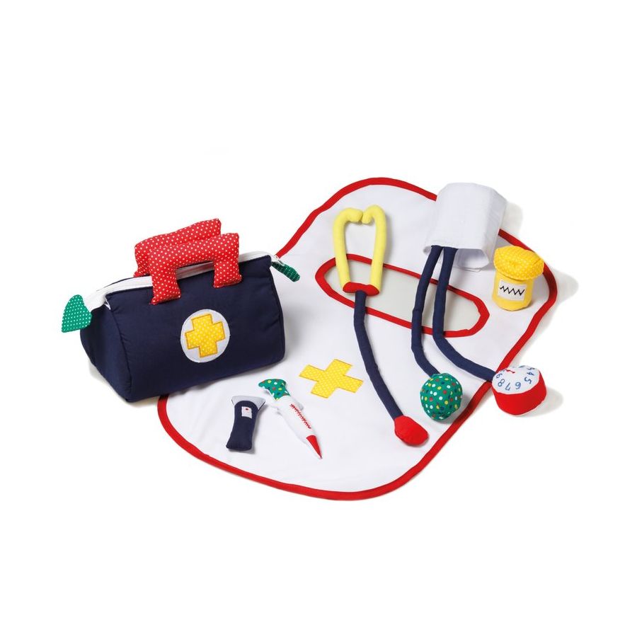 rousse de Docteur en Tissu - Jeu d'Imitation Réaliste pour Enfants | Oskar & Ellen