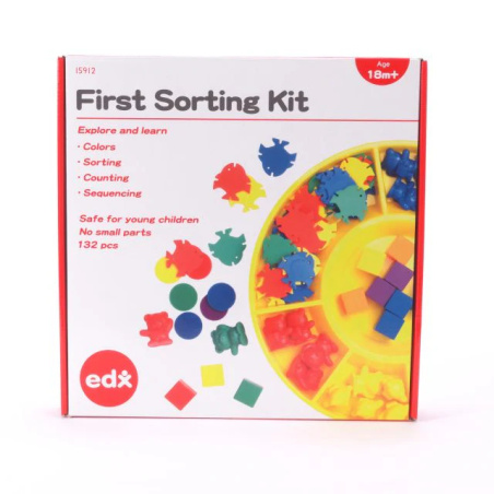 Kit de Tri EDX Education - Premier Kit de Tri pour Enfants | Apprentissage des Formes et Couleurs