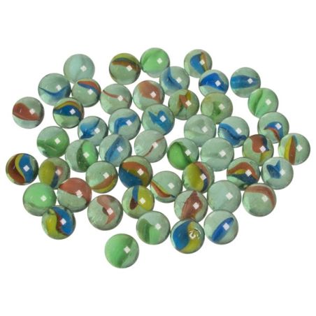 Billes Œil de Chat - Jeu Traditionnel en Verre pour Enfants | Assortiment Coloré