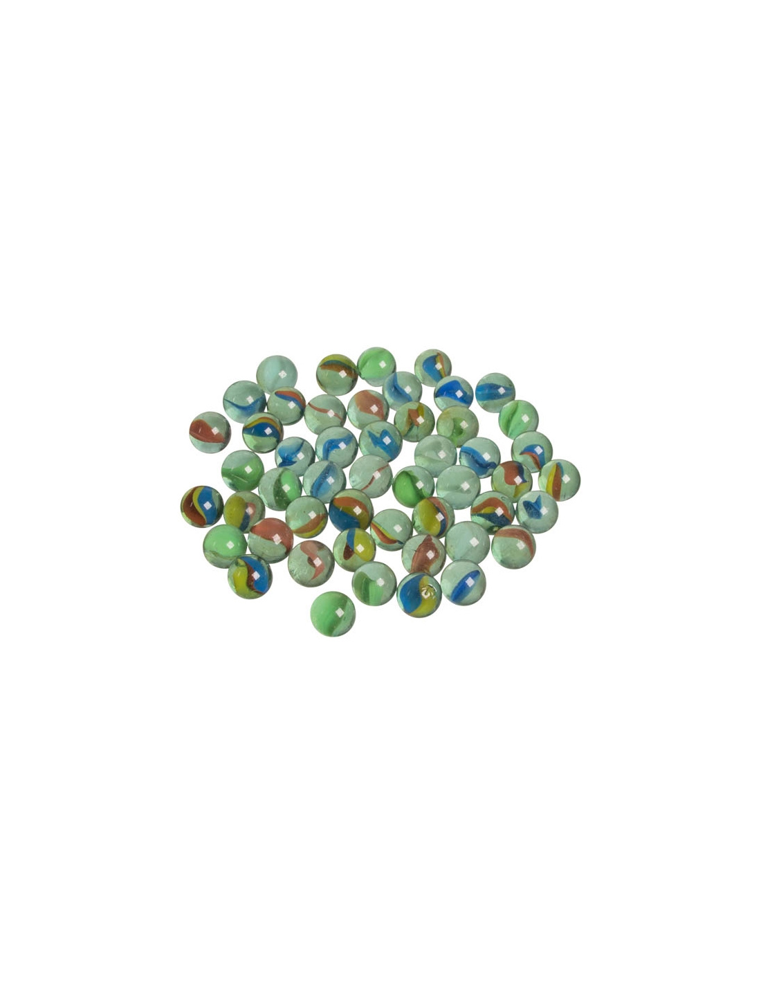25 Billes œil De Chat En Verre 16 Mm – MesBilles, Lot Unique, Collection Et Jeux