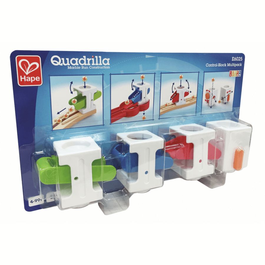 Set de Blocs de Contrôle Quadrilla - Jouet Éducatif pour Circuits de Billes