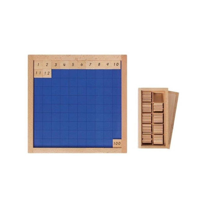 Tableau de 100 LesMinis Montessori 109576  Mathématiques - 1