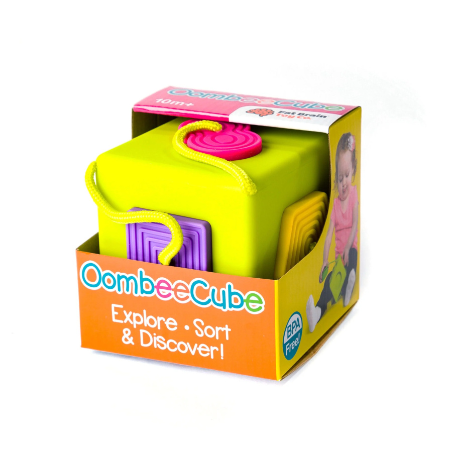 OombeeCube - Jouet d'Éveil et d'Encastrement pour Bébés | Fat Brain Toys