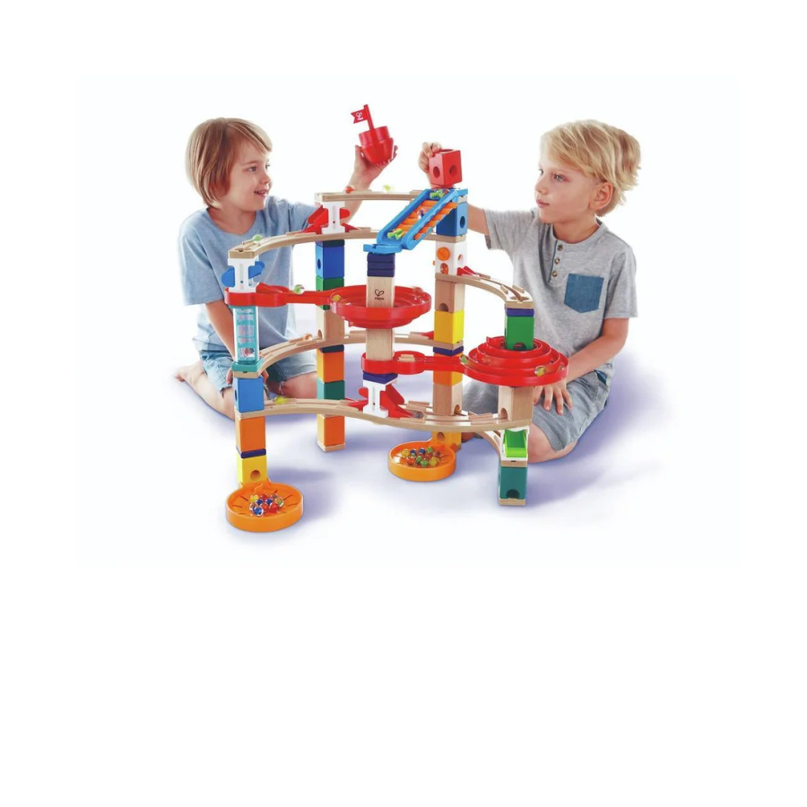 Super Spirals HAPE - Circuit de Billes en Bois pour Enfants | Stimule la Créativité dès 4 Ans