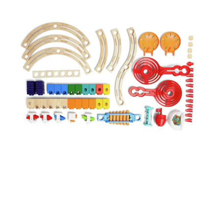 Super Spirals HAPE - Circuit de Billes en Bois pour Enfants | Stimule la Créativité dès 4 Ans