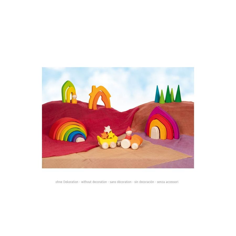 Véhicule en bois Le berger des étoiles - Goki Evolution - Jouet 2 ans