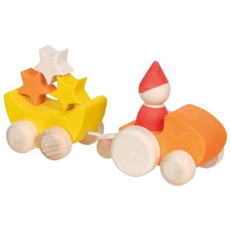 Véhicule en bois Le berger des étoiles - Goki Evolution - Jouet 2 ans