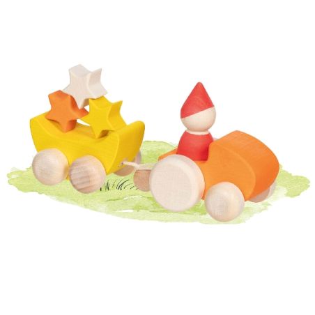 Véhicule en bois Le berger des étoiles - Goki Evolution - Jouet 2 ans