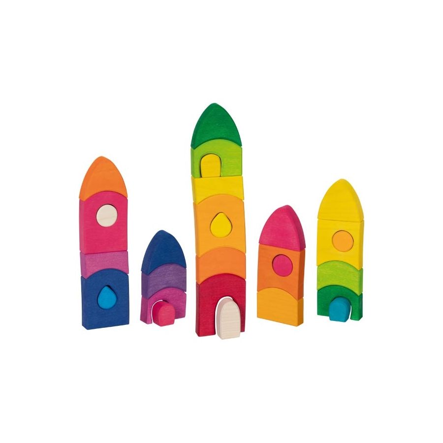 Coffret de construction Morgana - Goki Evolution - Blocs en bois dès 3 ans