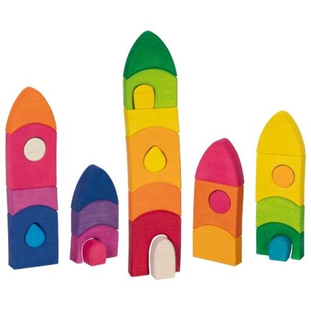 Coffret de construction Morgana - Goki Evolution - Blocs en bois dès 3 ans