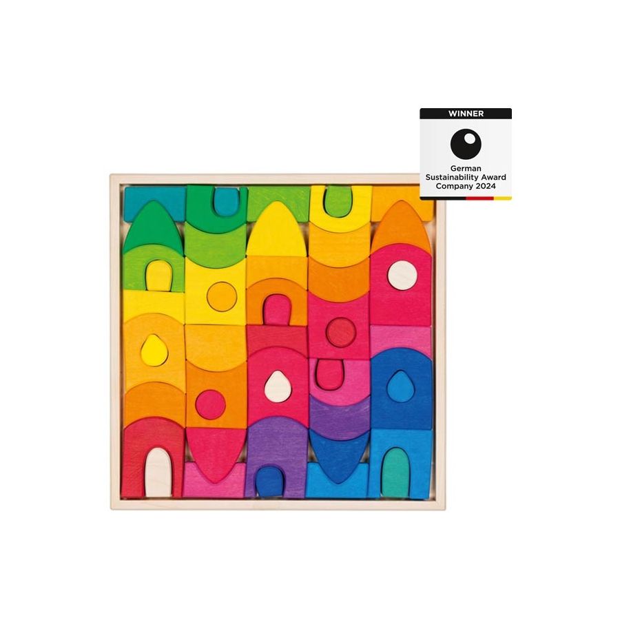 Coffret de construction Morgana - Goki Evolution - Blocs en bois dès 3 ans