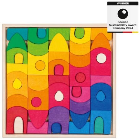 Coffret de construction Morgana - Goki Evolution - Blocs en bois dès 3 ans