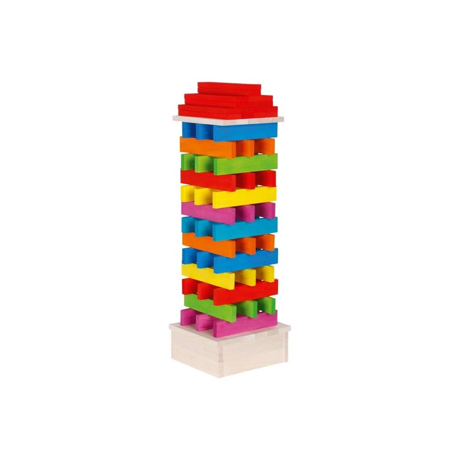 Planchettes multicolores - Goki Evolution - Blocs de construction bois dès 3 ans