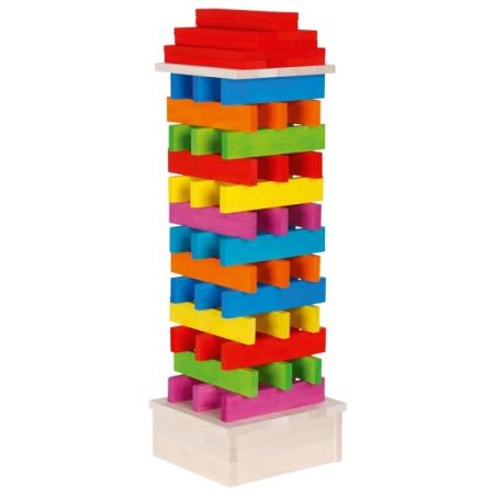 Planchettes multicolores - Goki Evolution - Blocs de construction bois dès 3 ans