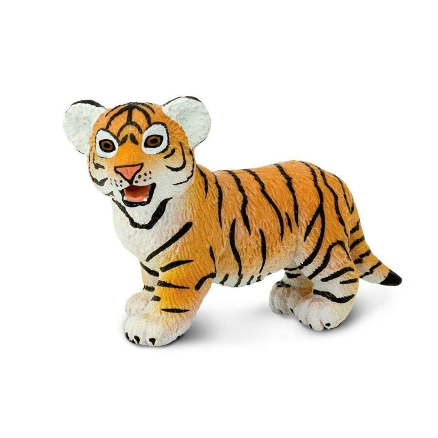 Figurine Tigre du Bengale bébé - Safari Ltd® 294929 | Jouet réaliste | Matériel pédagogiqueAnimaux Montessori