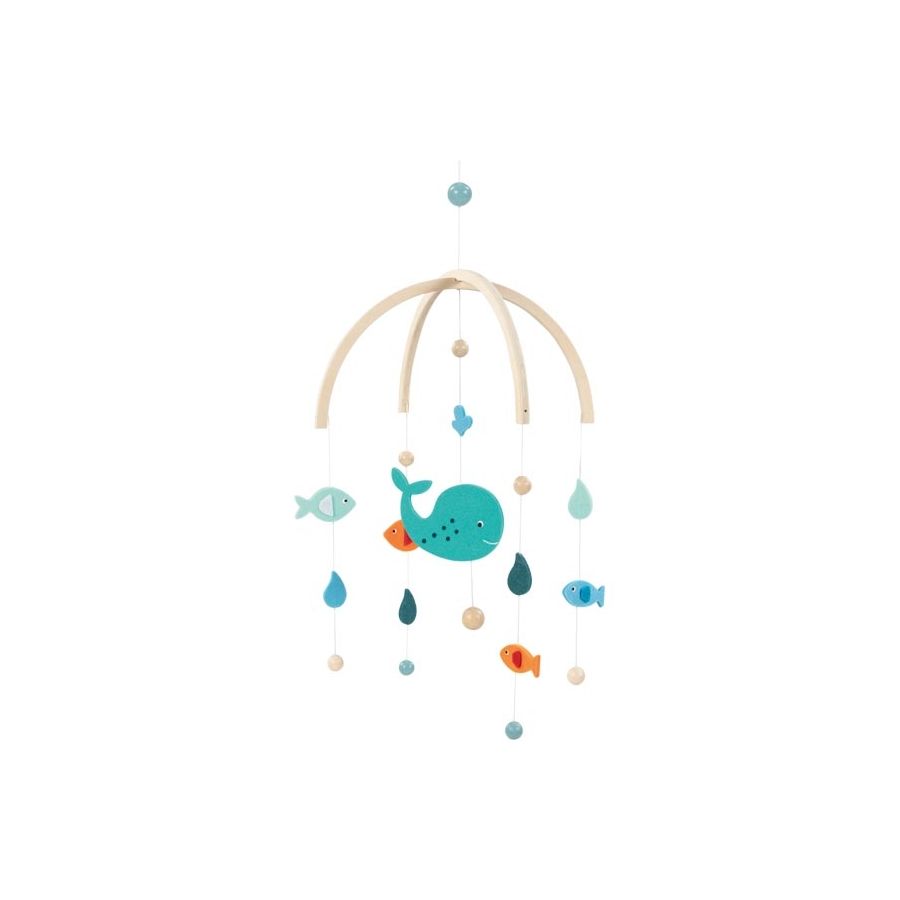 Mobile Baleine Goki - Décoration Bébé Univers Marin