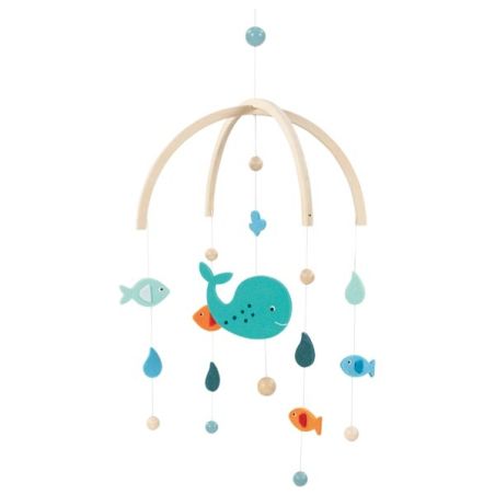 Mobile Baleine Goki - Décoration Bébé Univers Marin